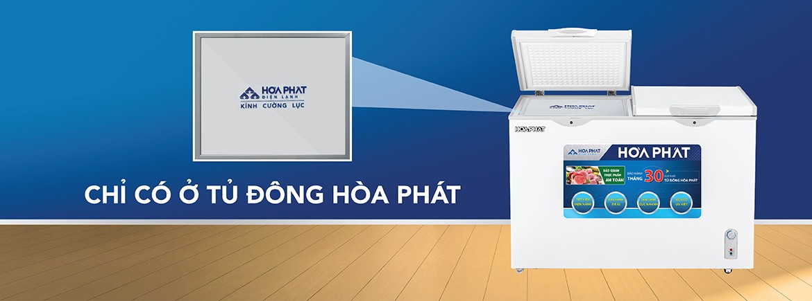 Tủ bảo quản Inverter Hòa Phát 245 lít HCFI-606S2Đ2 - 2 ngăn đông, mát